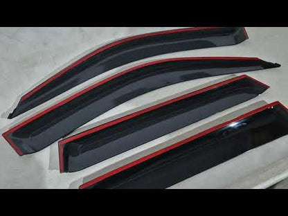 Window Deflectors Niken Luxury (4 pcs) for Suzuki Grand Vitara 2005-2017 - video 1
