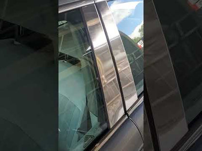 Stainless Steel Pillar Covers for Jaguar X-Type 2001-2009 - video 1