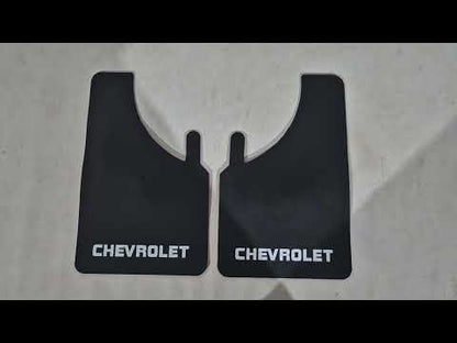 Universal Mud Flaps Polytep (230*375, 2 pcs) for Chevrolet - video 1