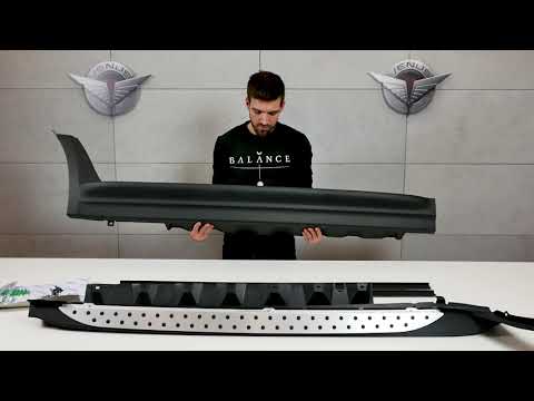 Side Steps Cixtai (2 pcs, Aluminum) for BMW X3 E-83 2003-2010 - video 2