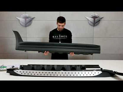 Side Steps Cixtai (2 pcs, Aluminum) for BMW X3 E-83 2003-2010 - video 2