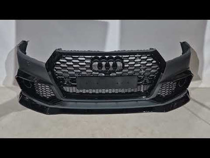 Front Bumper RSQ-Style (2017-2020) for Audi Q5 2017-2025 - video 1