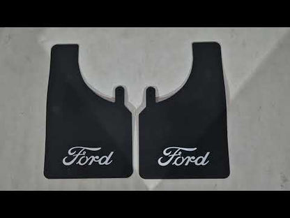 Mud Flaps Polytep (280*440, 2 pcs) for Ford - video 1