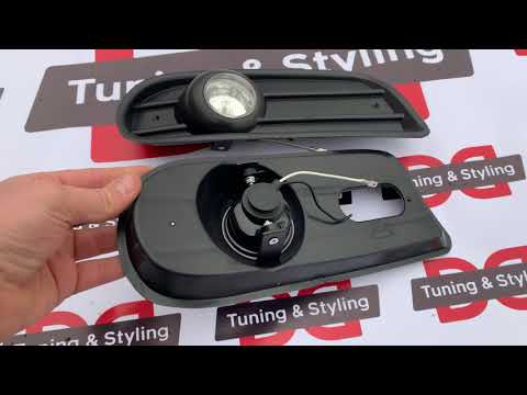 Fog Lights (with LED Bulb) for Volkswagen T4 Transporter 1990-2003 - video 1