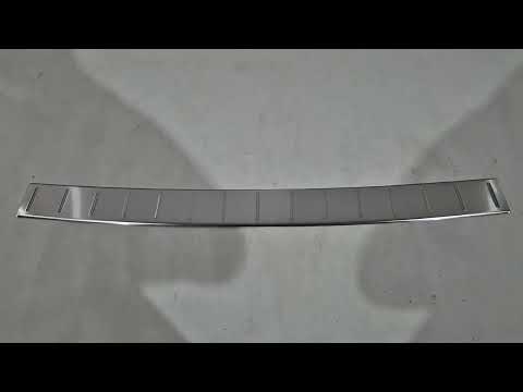 Rear Bumper Protector OmsaLine Stainless Steel for Mercedes A-сlass W176 2012-2018 - video 1