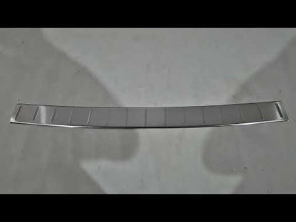 Rear Bumper Protector OmsaLine Stainless Steel for Mercedes A-сlass W176 2012-2018 - video 1