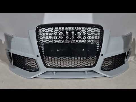 Front Bumper RS-Style for Audi A6 C6 2004-2011 - video 1