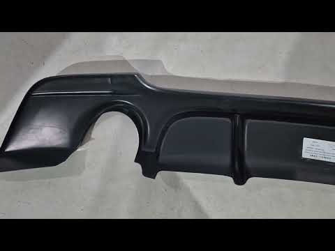 Rear Bumper Diffuser DPT (for E92 M-Sport, Gloss Black) for BMW 3 Series E-90/91/92/93 2005-2011 - video 1