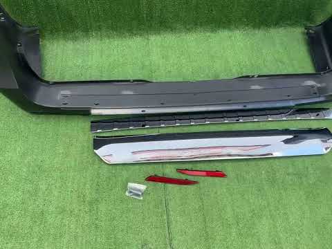 Rear bumper V-class AMG for Mercedes Vito/V-class W447 2014- - video 1