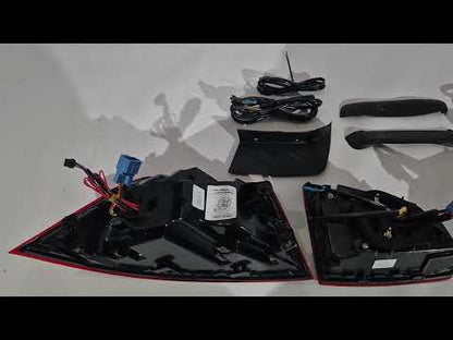 Rear LED Tail Lights Design 2019+ (SD, for 2014-2018, 2 pcs) for Volkswagen Passat B8 2015-2023 - video 1