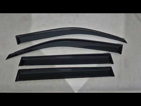Window Deflectors Niken Luxury (4 pcs) for Toyota Land Cruiser Prado 150 2009-2023 - video 1