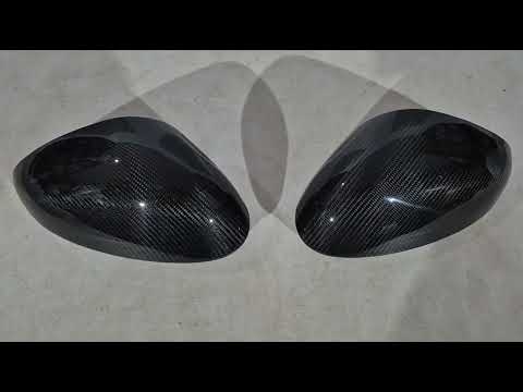 Mirror Covers (Dry Carbon) for Alfa Romeo Giulia 2016-2022 - video 1