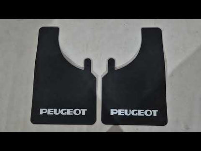 Mud Flaps Polytep (280*440, 2 pcs) for Peugeot - video 1