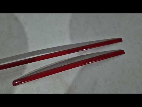 Pads on the bumper grill 2015-2019 (3 pieces, red) for Volkswagen T6 - image 1