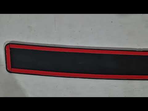 Universal rear bumper cover DPT V-1 (ABS) (75cm, black matte) - image 1