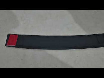 Rear bumper protector with lip DDU (matte) for Volkswagen Caddy 2004-2010 - video 1