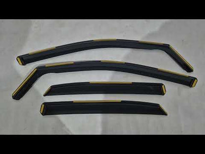 In-Channel Wind Deflectors Niken Luxury (4 pcs) for Lexus RX 2022- - video 1