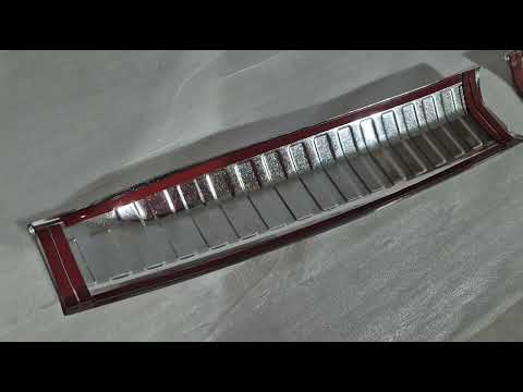 Stainless Steel Rear Bumper Protector Carmos (glossy) for Audi Q4 e-Tron 2021- - video 1