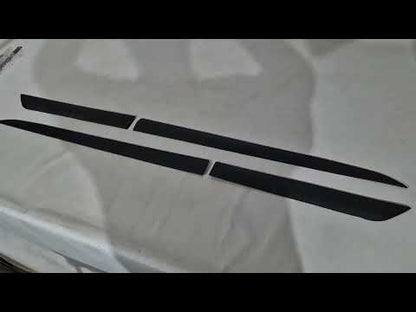 Universal DPT Door Moldings (ABS) (4pcs) (matte black) - video 1