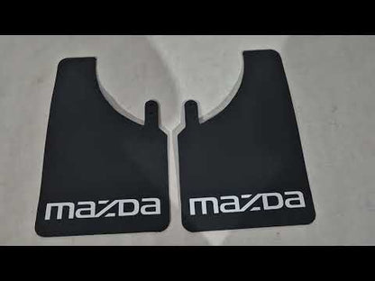 Universal Mud Flaps Polytep (230*375, 2 pcs) for Mazda - video 1