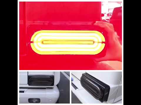 Tail Lights W464 Black Edition V2 for Mercedes G сlass W463 1990-2018 - video 1