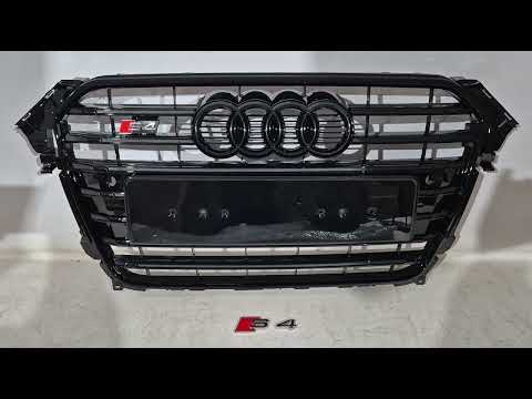 Front Black Grille S-Style (2012-2015) for Audi A4 B8 2007-2015 - video 1