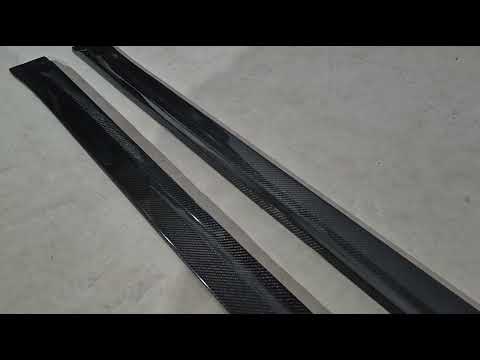 Side Skirts V3 (2016-2019, Carbon) for Porsche Boxster/Cayman 982 (718) 2016- - video 1
