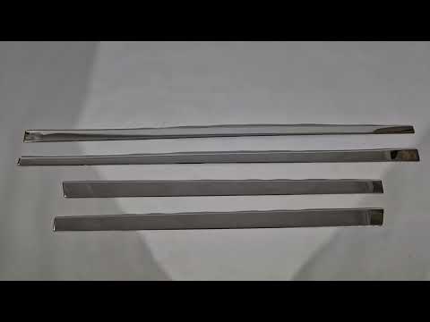 Door Mouldings OmsaLine Stainless Steel for Isuzu D-Max 2011-2019 - video 1