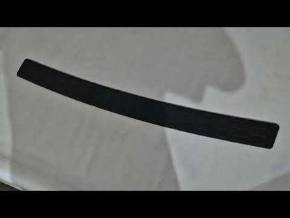 Universal Rear Bumper Protector DPT V-2 (ABS) (90cm, Matte Black) - video 1