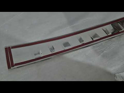 Stainless Steel Rear Bumper Protector Carmos (glossy) for Renault Kangoo/Express 2021- - video 1