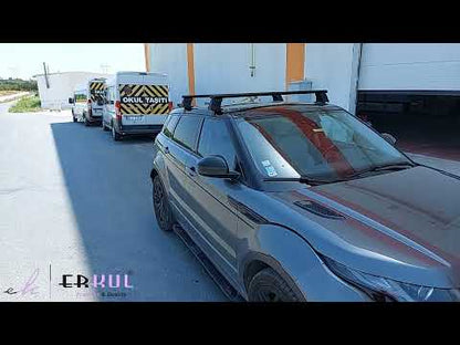 Roof Rack Ercul V4 (Chrome, Pair) for Daewoo Lanos 1998-2017 - video 2