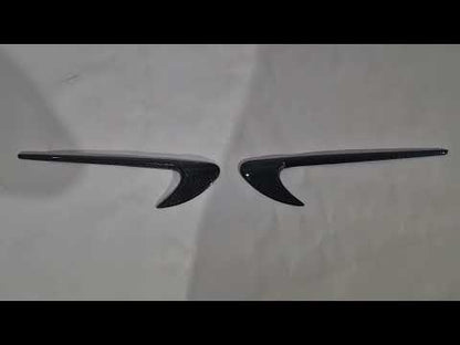 Carbon Front Fender Covers for Mercedes E-сlass W213 2016-2023 - video 1