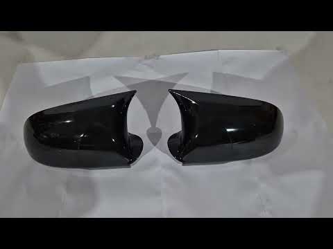 Mirror Covers BMW-Style (2 pcs) for Skoda Octavia II A5 2010-2013 - video 2