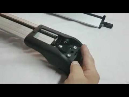 Roof rack (cross bars) for integrated roof rails Wingbar V2 (2 pcs) for Mitsubishi Pajero Sport 2015- - video 1
