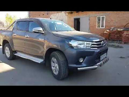 Front protection F3-34 (stainless) for Toyota Hilux 2015↗ - image 1