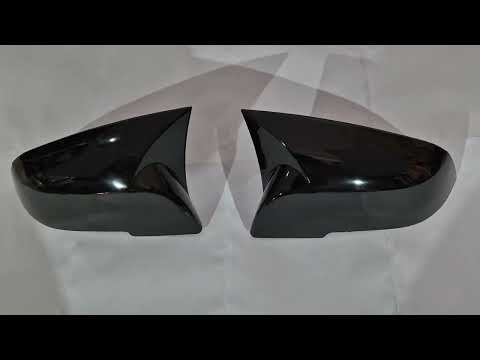 Mirror Covers M-Look (with Clips, 2 pcs) for BMW 1 Series F20/21 2011-2019 - video 1