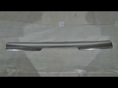 Stainless Steel Rear Bumper Protector Carmos (glossy) for Peugeot 308 2021- - video 1