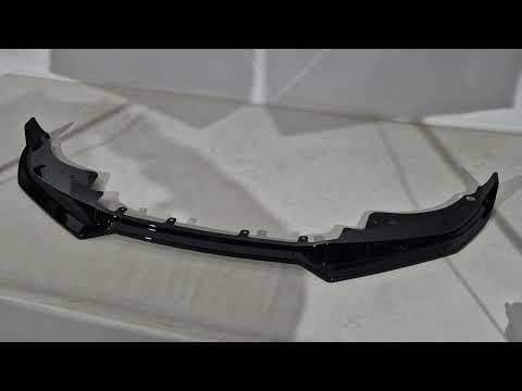 Front Lip DPT V-2 (for G22/G23, Gloss Black) for BMW 4 Series G22/23/26 2020- - video 1