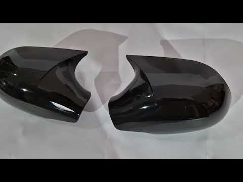 Mirror Covers BMW-Style (2 pcs) for Peugeot 206 1998-2024 - video 1