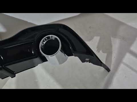 Rear Diffuser DPT V-2 (Gloss Black) for Volkswagen Golf 8 2019- - video 1