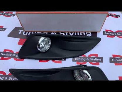 Fog Lights 2013-2017 (with LED Bulb) for Ford Fiesta 2008-2017 - video 1