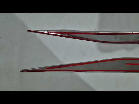 Stainless Steel Door Moldings (4 pcs) for Peugeot 408 2022- - video 1