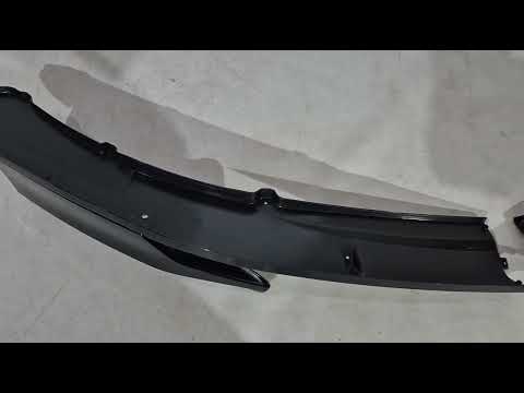 Front Lip DPT V-1 (For M Performance, Gloss Black, 2 pcs) for BMW 1 Series F20/F21 2011-2019 - video 1