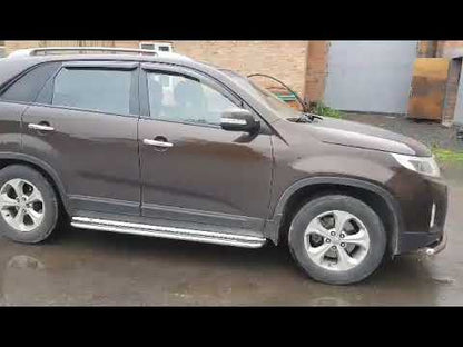 Front Bar ST008 (2013-2015, Stainless Steel) for Kia Sorento II XM 2009-2014 - video 1