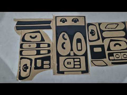 Dashboard Trim Covers for Nissan Qashqai 2007-2010 - video 1