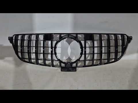 Front Grille GT Panamericana Black (for GLE) for Mercedes GLE/ML сlass W166 2011-2018 - video 1