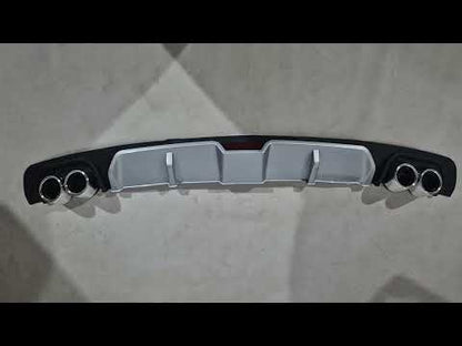 Universal rear diffuser DPT V-6 (gray+black gloss) - image 2