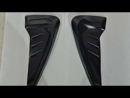 Universal Vent Fender Trim Type-C (Dummy, 2 pcs, Rubber) - video 1