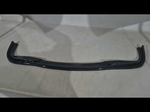 Front Lip Spoiler DPT (for Hamann, Gloss Black) for BMW 5 Series E39 1996-2003 - video 1