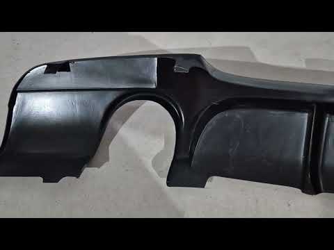 Rear Diffuser DPT V-4 (for E90 M-Sport, Gloss Black) for BMW 3 Series E90/E91 2005-2011 - video 1